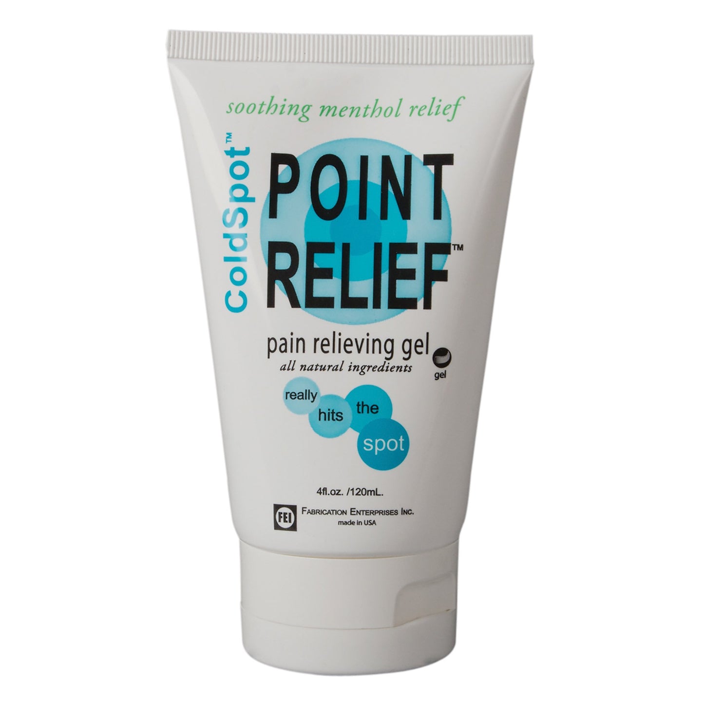 Point Relief® ColdSpot™ Topical Pain Relief 0.06% - 12% Strength Menthol / Methyl Salicylate Topical Gel 4 oz. (800238_EA)