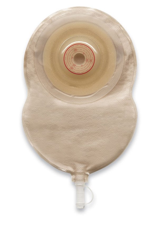 Esteem® + Flex Urostomy Pouch One-Piece System 7-1/2 Inch Length Convex V1, Pre-Cut Drainable (1100037_BX)
