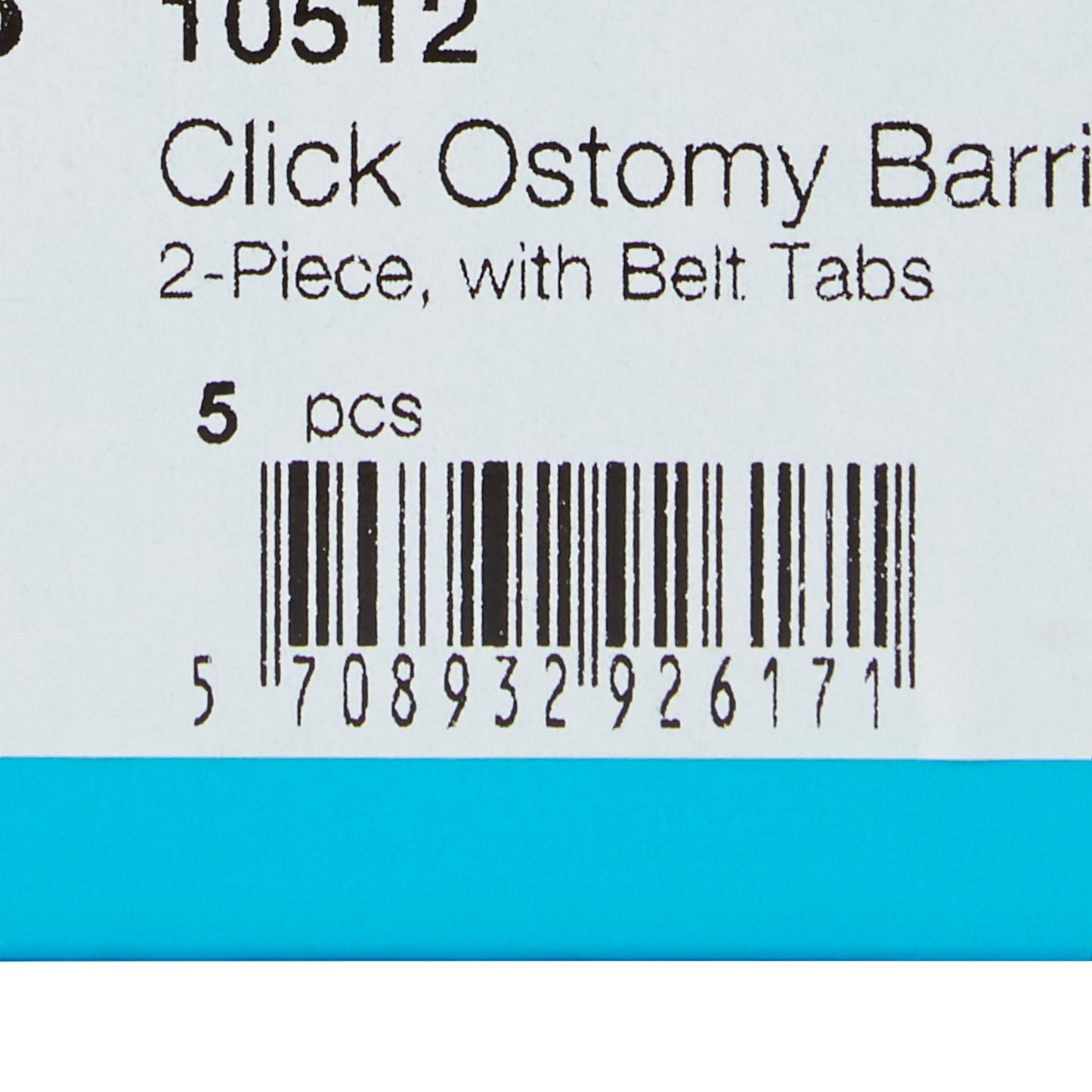 SenSura® Mio Click Ostomy Barrier Trim to Fit, Extended Wear Elastic Adhesive 50 mm Flange Red Code System 10 to 45 mm Opening (891228_EA)