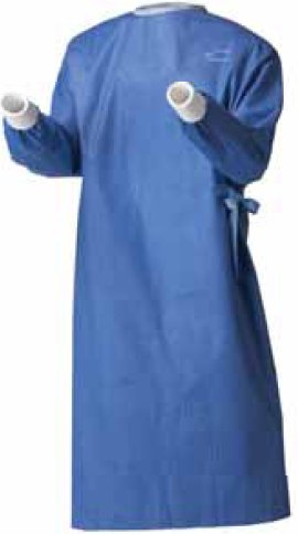RoyalSilk™ Non-Reinforced Surgical Gown X-Large Blue Sterile AAMI Level 3 Disposable (663110_CS)