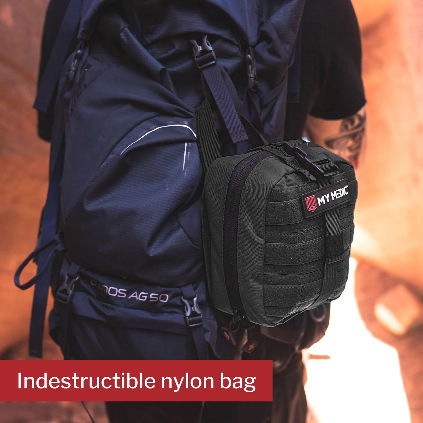 My Medic™ MYFAK Pro First Aid Kit Black Nylon Bag (1207717_EA)