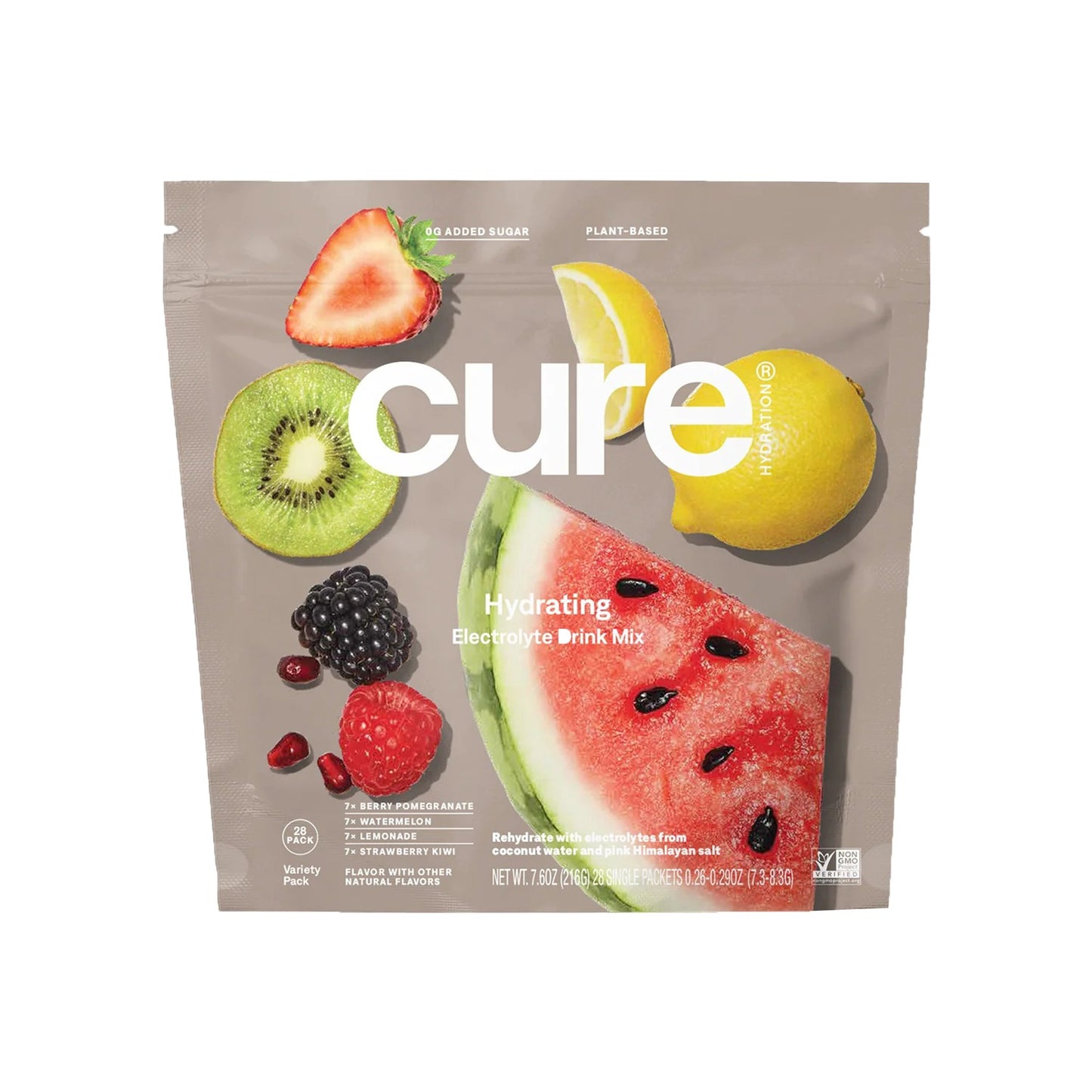 Cure Oral Electrolyte Solution Berry Pomegranate / Watermelon / Lemonade / Strawberry Kiwi Electrolyte (1270286_CS)
