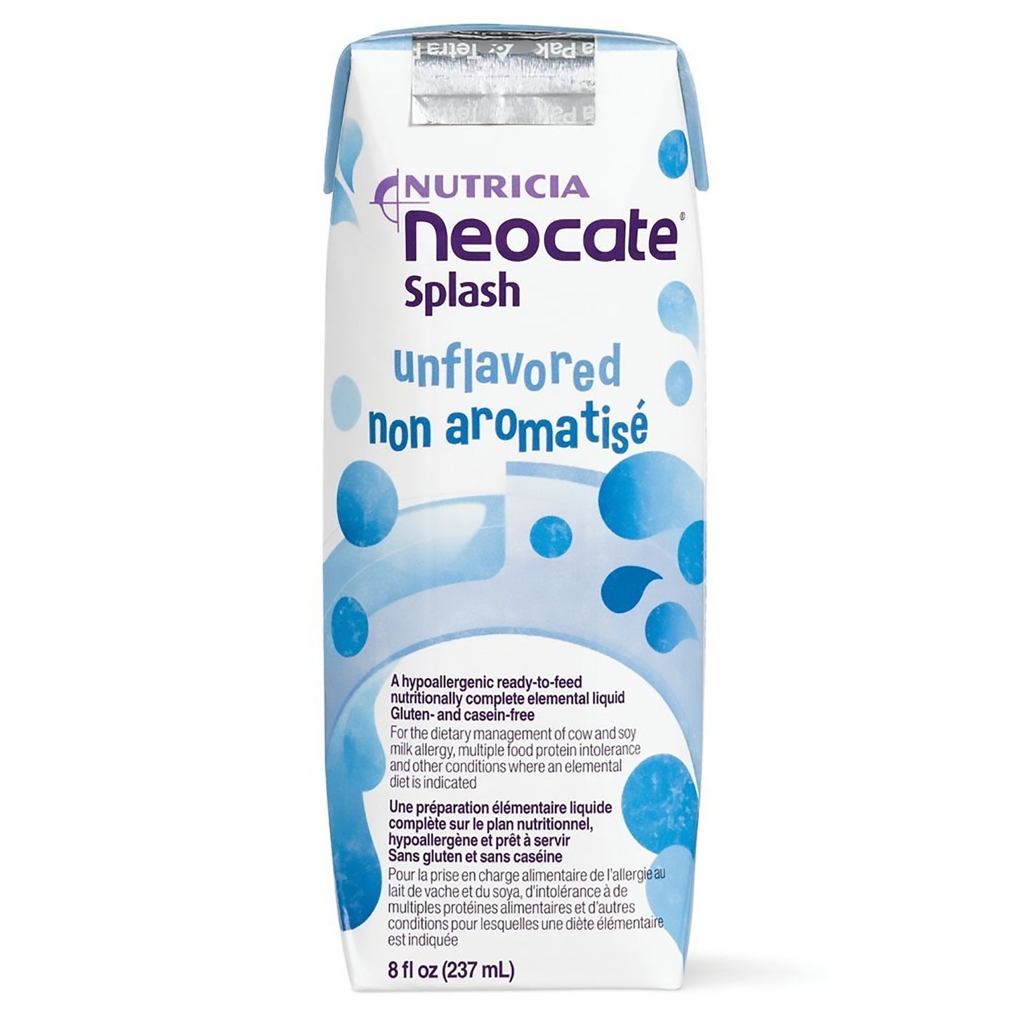 Neocate® Splash Pediatric Oral Supplement Unflavored 8 oz. Carton Liquid Amino Acid Food Allergies (873513_EA)