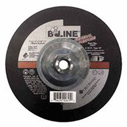 Bee Line Abrasives Depressed Center Combo Wheel, 7 in dia, 1/8 in Thick, 5/8 in-11 Arbor, 30 Grit (903-787T)