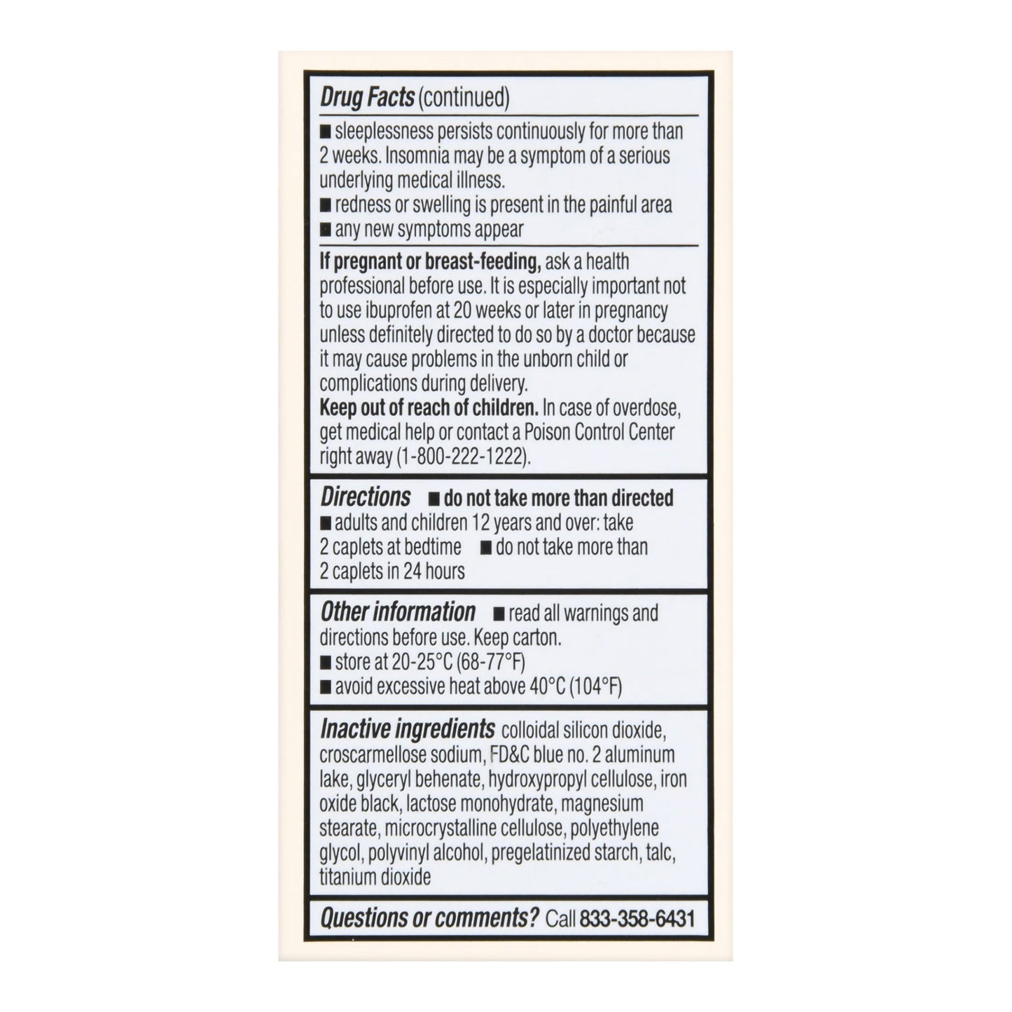 Foster & Thrive™ Nightime Pain / Allergy Relief 200 mg - 38 mg Strength Ibuprofen / Diphenhydramine Capsule 40 per Bottle (1238989_BT)