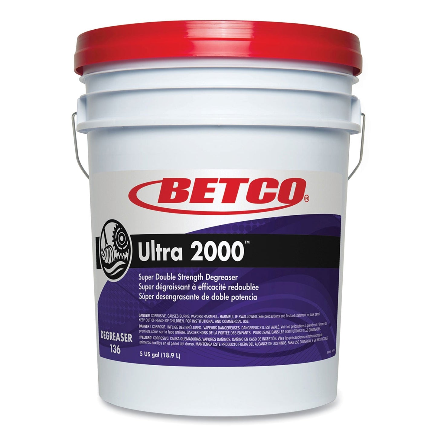 Betco Ultra 2000 Degreaser, Cherry Almond Scent, 5 gal Pail (BET1360500)