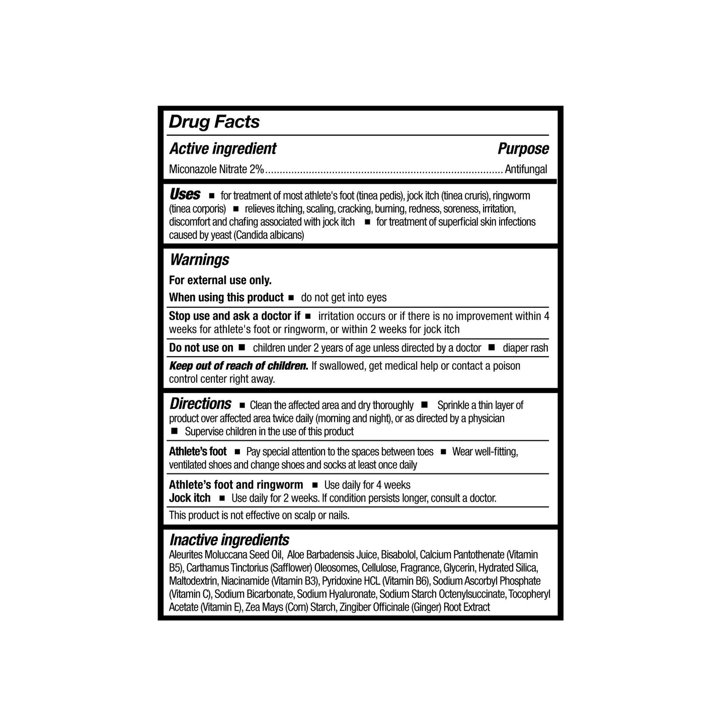 Thera® Antifungal 2% Strength Powder 3 oz. Shaker Bottle (1049764_BT)