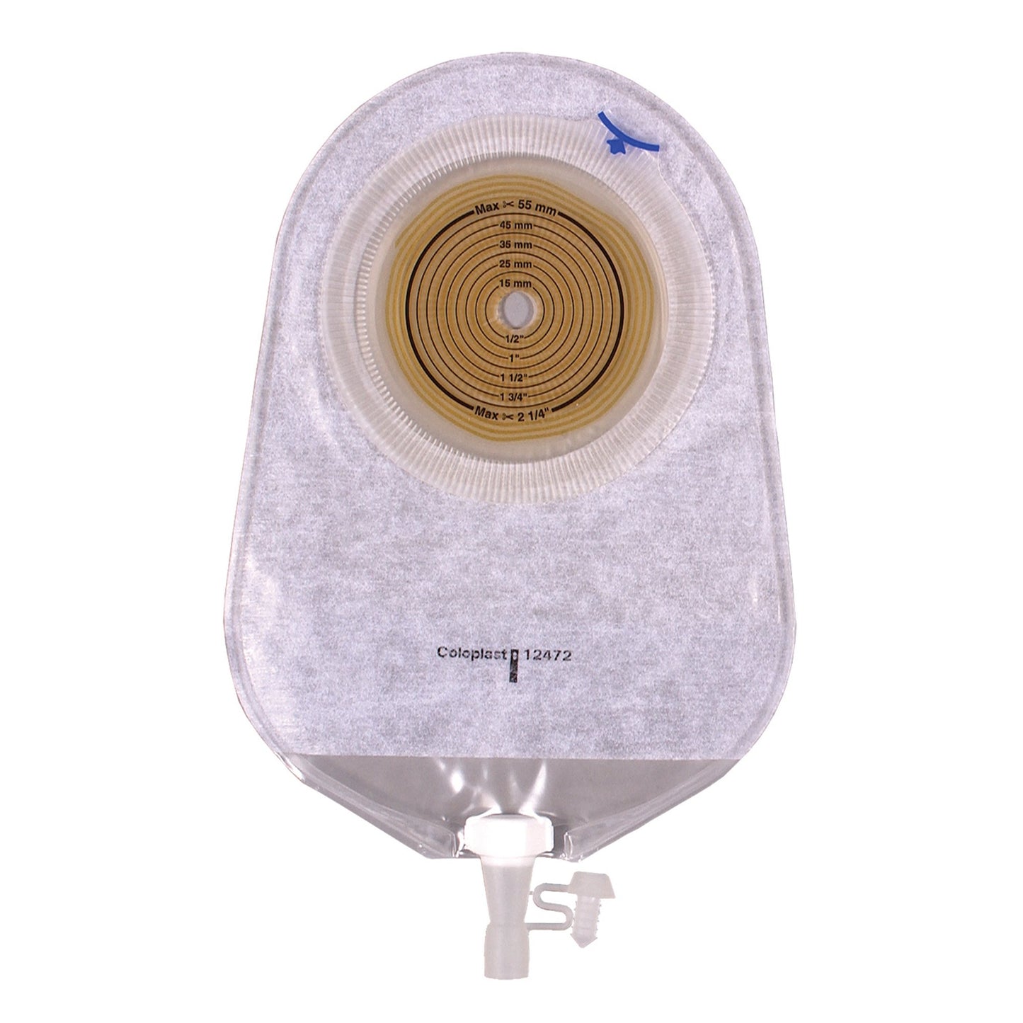 Assura® New Generation Urostomy Pouch One-Piece System 10-3/4 Inch Length Convex, Trim to Fit 5/8 to 1-11/16 Inch Stoma Drainable (485706_BX)