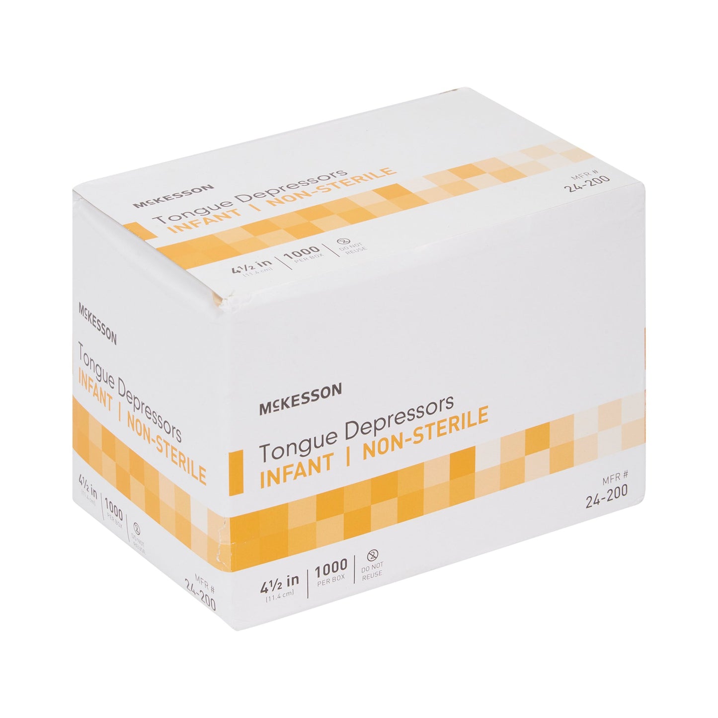 McKesson Tongue Depressor 4-1/2 Inch Length Wood (1118987_BX)
