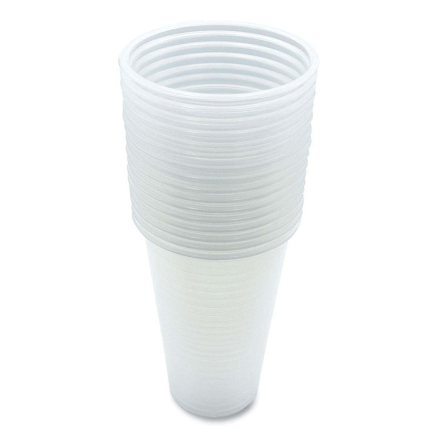 Boardwalk Translucent Plastic Cold Cups, 20 oz, Clear, 50/Pack (BWKTRANSCUP20PK)