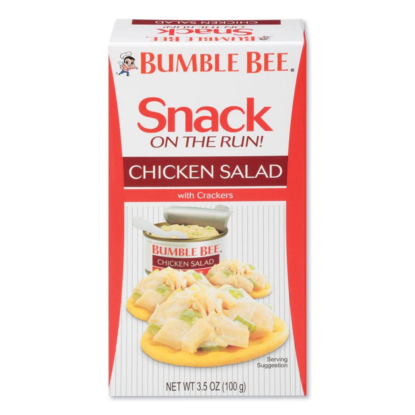 Bumble Bee Snack on the Run Chicken Salad with Crackers, 3.5 oz Pack, 12/Carton (BBYAHF70350)