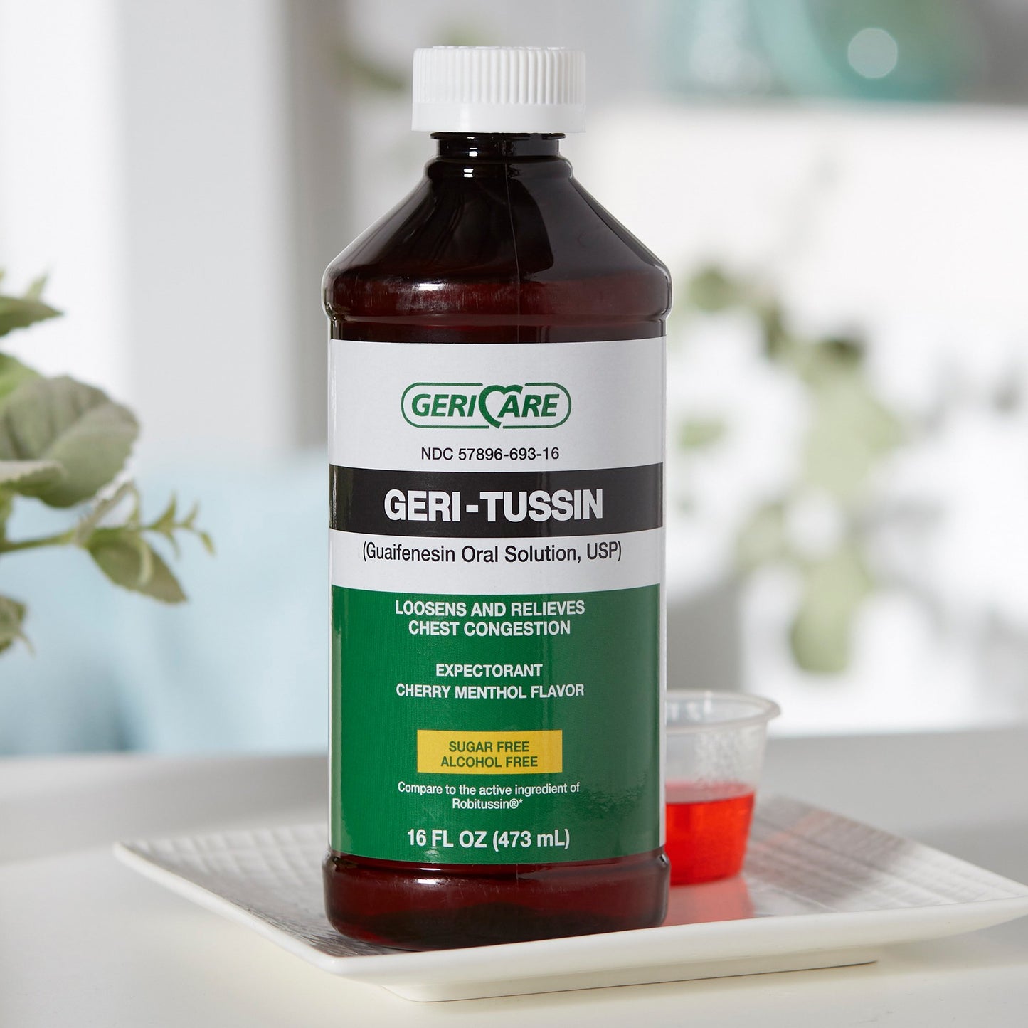 Geri-Care® Cold and Cough Relief 100 mg / 5 mL Strength Liquid 16 oz. (703056_CS)