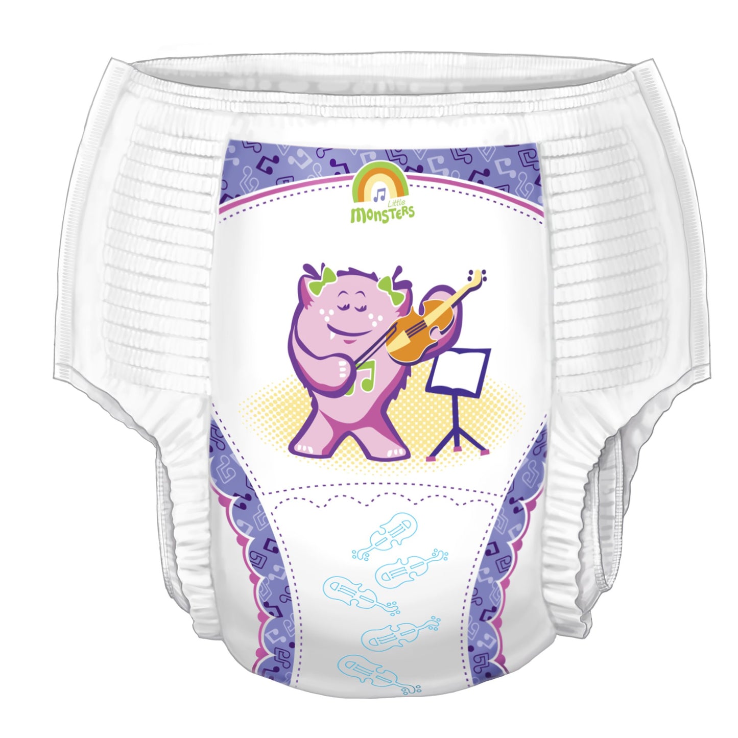 Cardinal Health™ Wings™ Female Toddler Training Pants Pull On with Tear Away Seams Size 4T to 5T Disposable Heavy Absorbency (724709_CS)