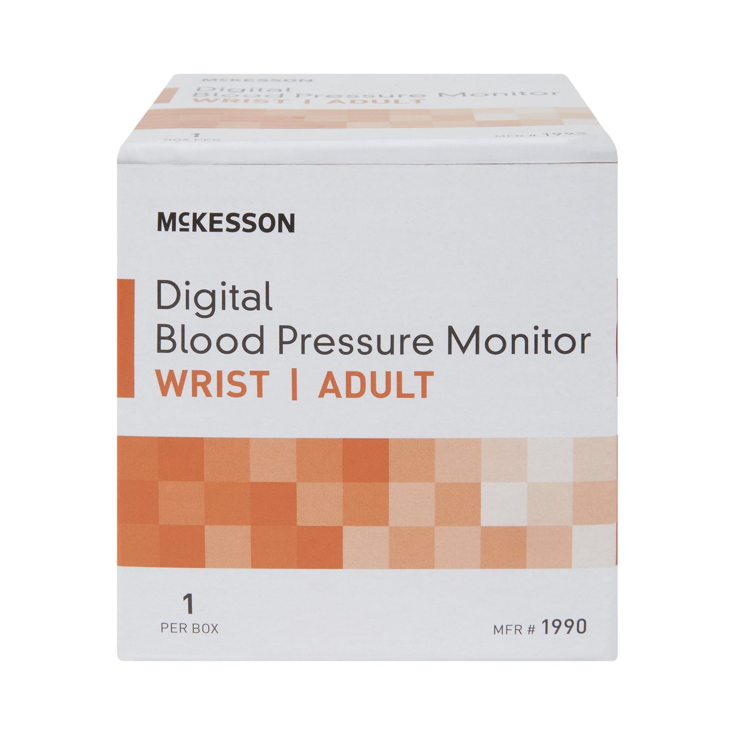 McKesson Brand Home Automatic Digital Blood Pressure Monitor One Size Fits Most Cuff Nylon Cuff Desk Model (854387_CS)