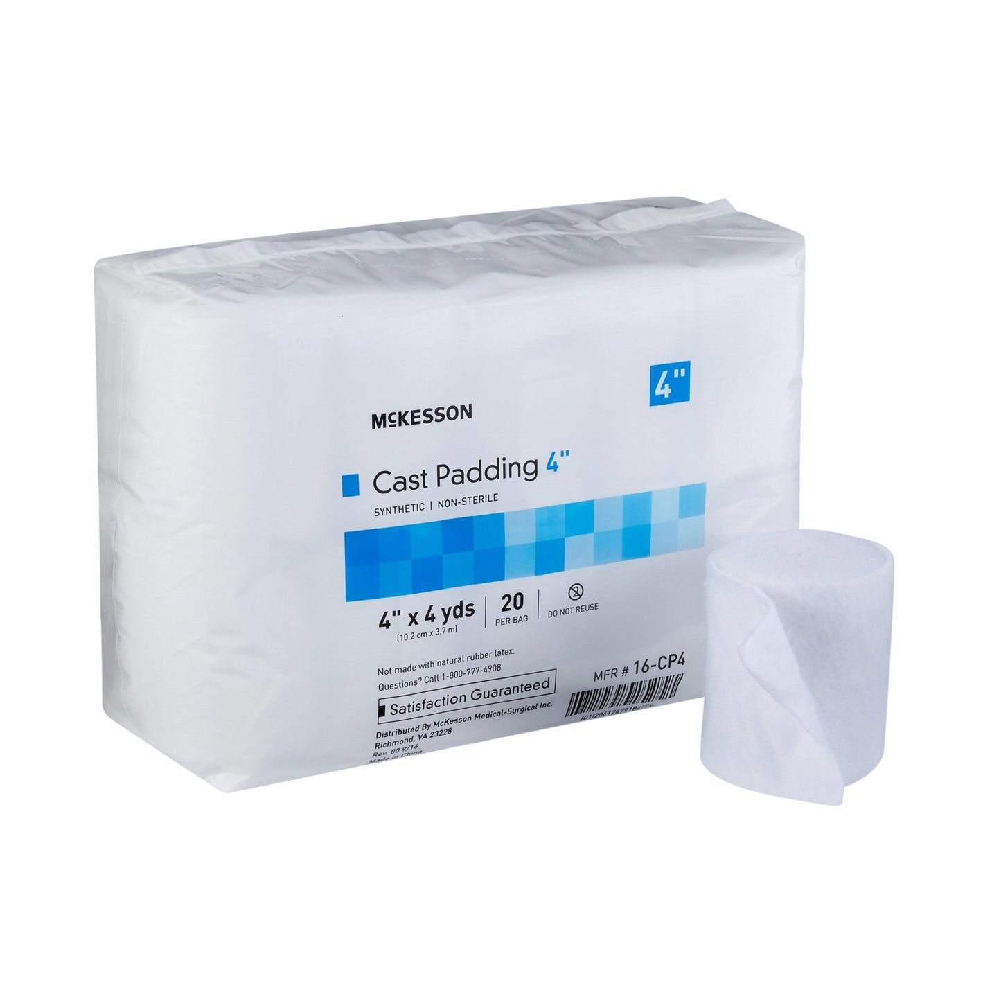 McKesson Cast Padding Undercast 4 Inch X 4 Yard Polyester NonSterile (734226_BG)