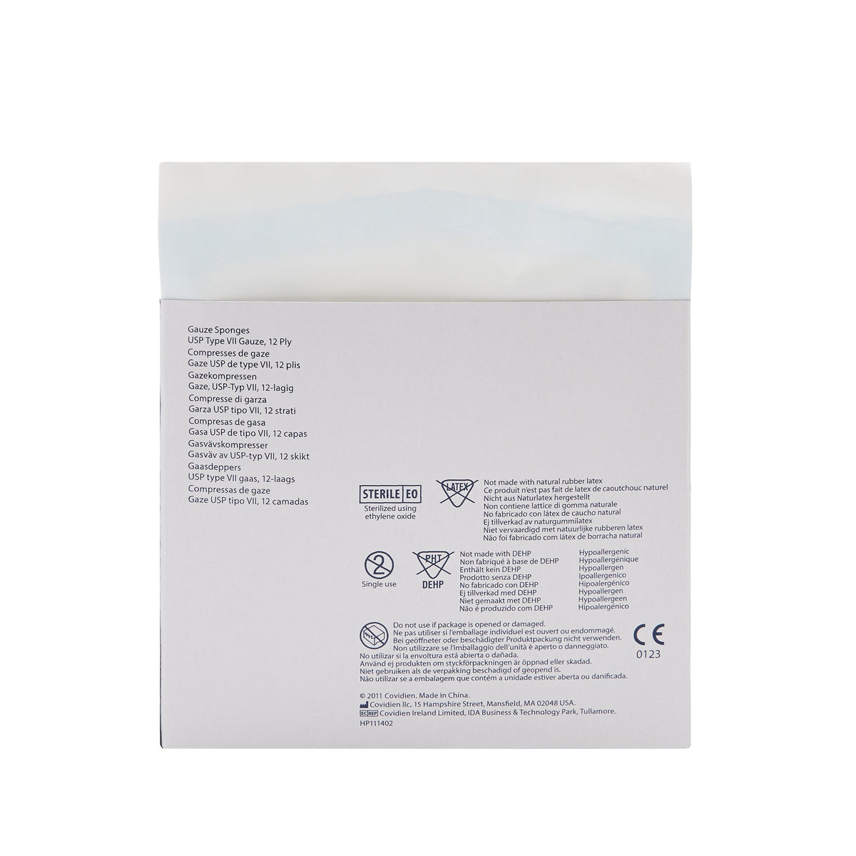 Curity™ Gauze Sponge 4 X 4 Inch 12-Ply Sterile 2 per Pack (401581_PK)