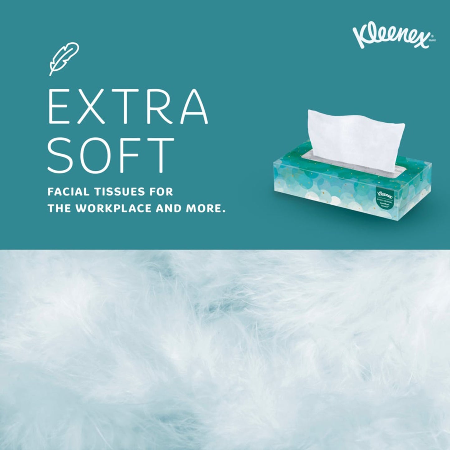 Kleenex® Facial Tissue White 8-1/5 X 8-2/5 Inch 100 Count (60594_CS)