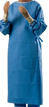 Astound® Non-Reinforced Surgical Gown with Towel 2X-Large Blue Sterile AAMI Level 3 Disposable (273643_EA)