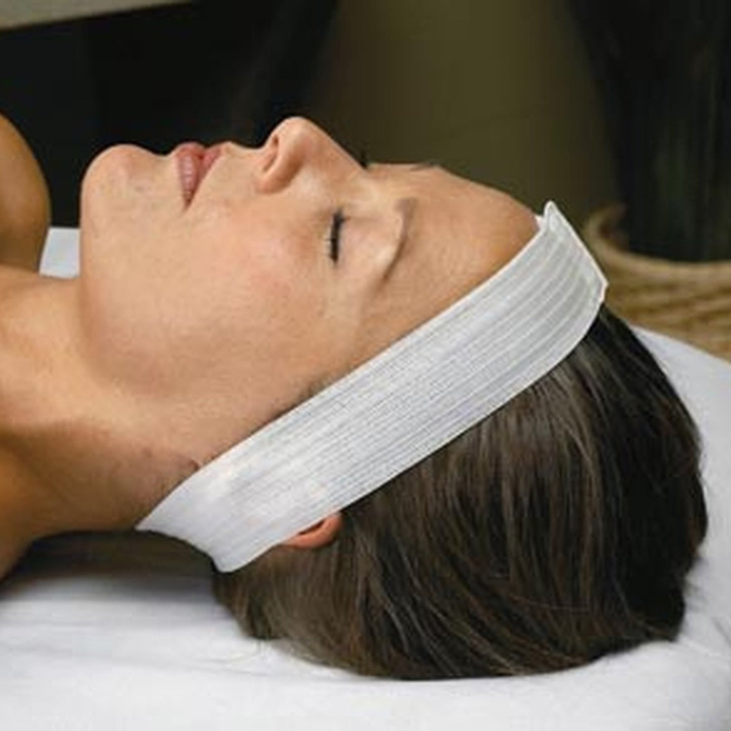 Spa Essentials® Headband White One Size Fits Most (547572_PK)