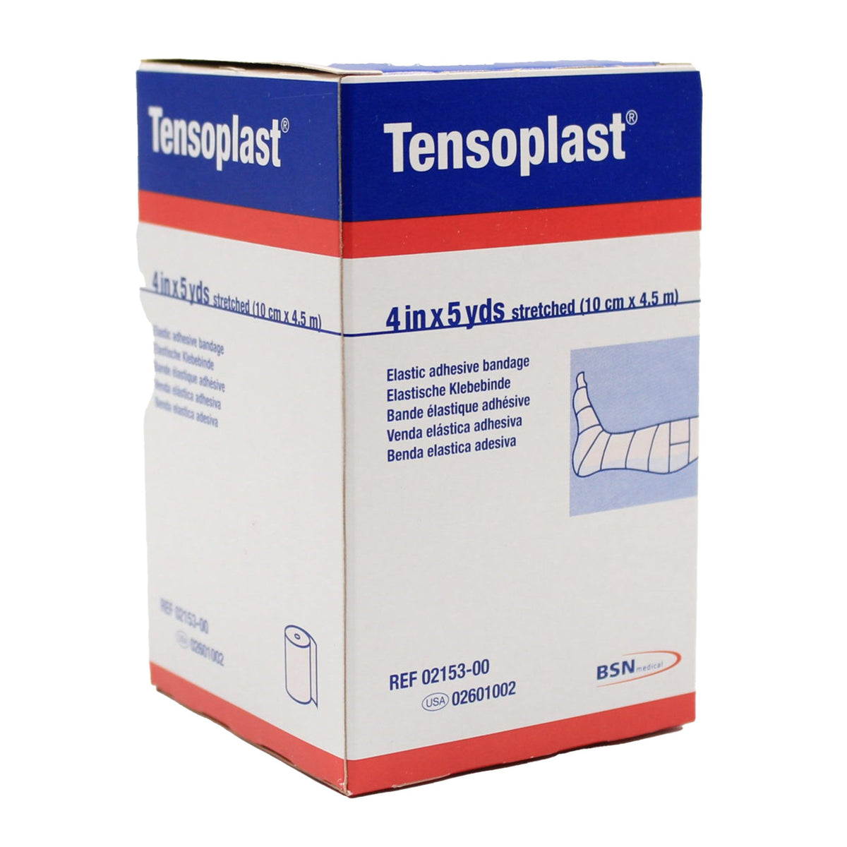 Tensoplast® Elastic Adhesive Bandage 4 Inch X 5 Yard No Closure Tan NonSterile Medium Compression (280229_EA)
