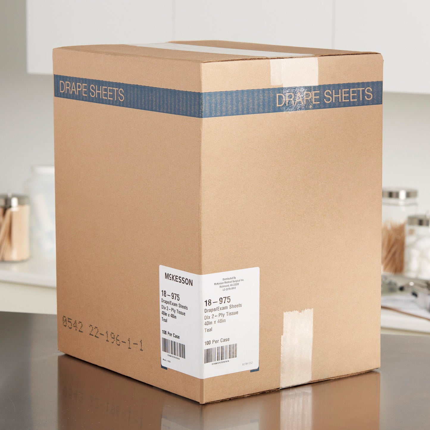 McKesson General Purpose Drape Physical Exam Drape 40 W X 48 L Inch NonSterile (224224_CS)