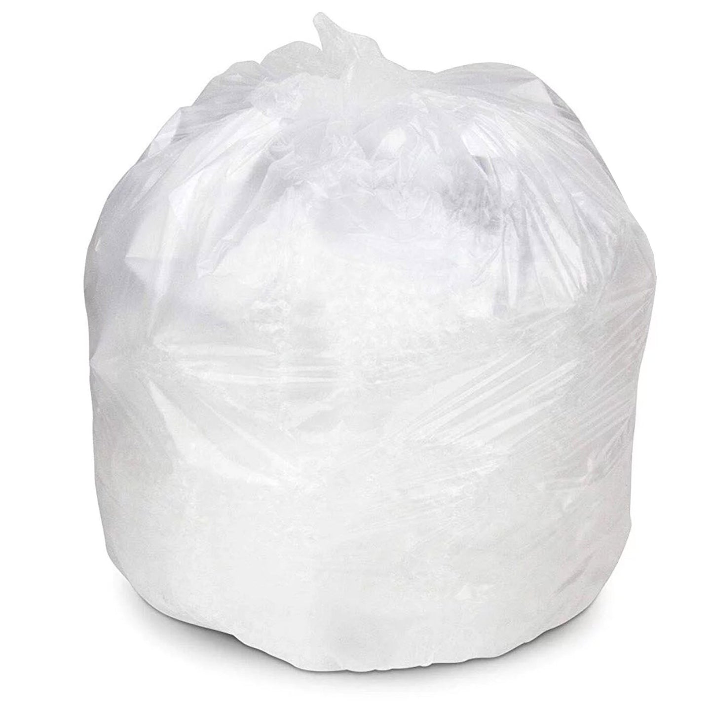 Colonial Bag Trash Bag 15 gal. Clear HDPE 11 Mic. 24 X 33 Inch X-Seal Bottom Coreless Roll (861373_CS)