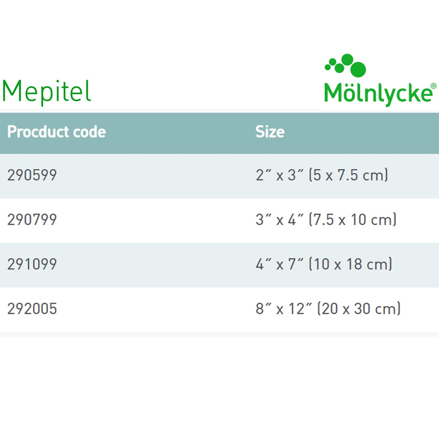 Mepitel® Wound Contact Layer Dressing 3 X 4 Inch Sterile (710905_CS)