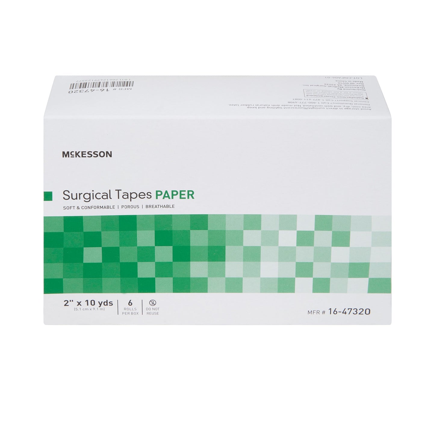 McKesson Medical Tape White 2 Inch X 10 Yard Paper NonSterile (455532_CS)