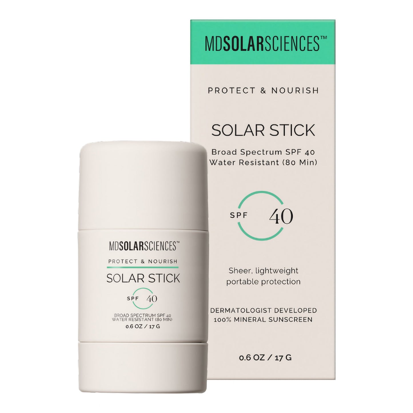 MDSolarSciences® Solar Stick™ Sunscreen SPF 40 Stick 0.6 oz. Tube (1213480_EA)