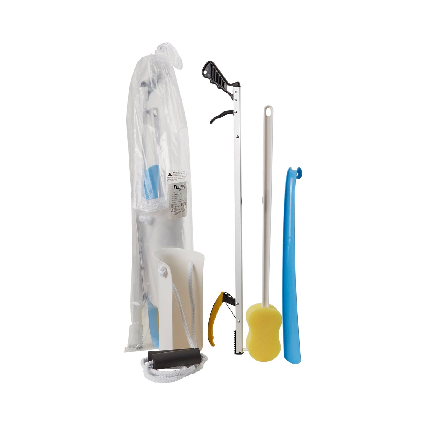 FabLife™ Standard ADL Hip / Knee Equipment Kit Reacher - 26 Inch Length / Shoehorn - 18 Inch Length (814424_EA)