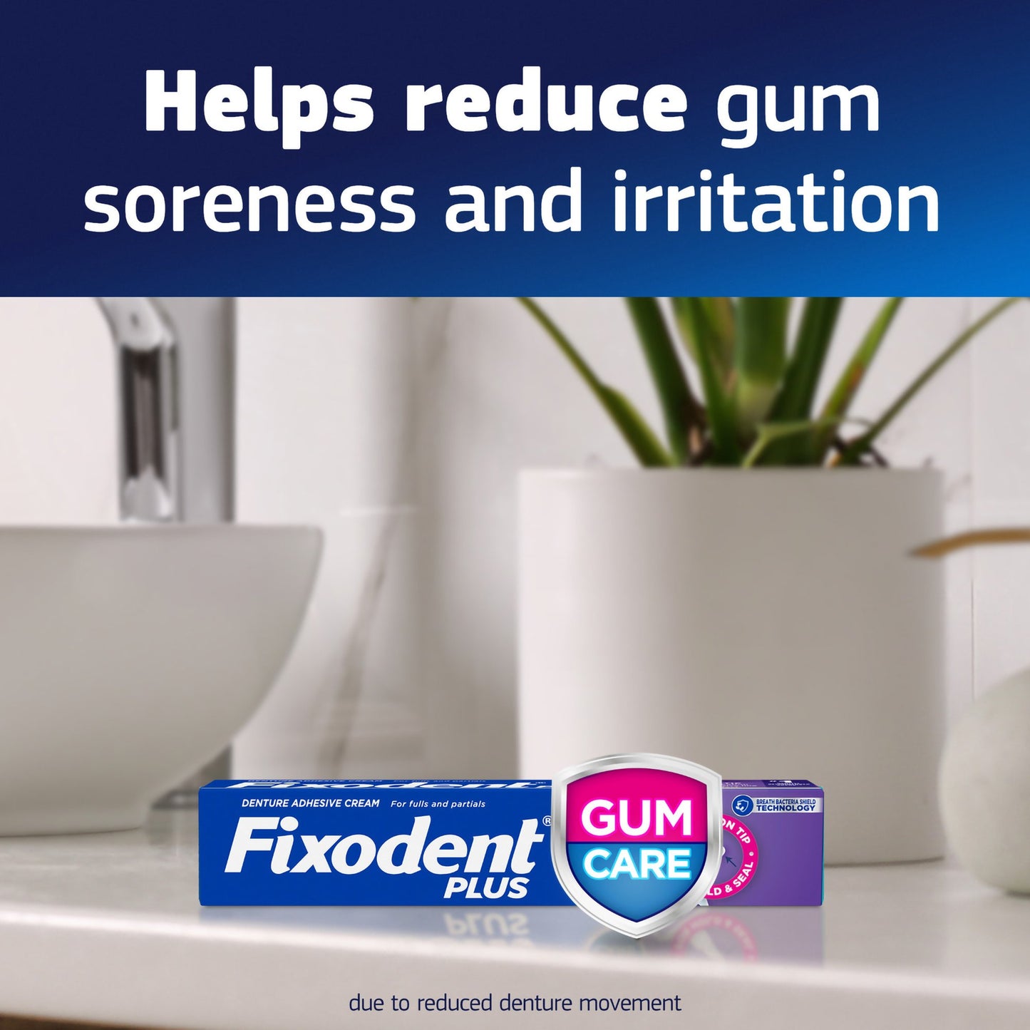 Fixodent® Plus Gum Care Denture Adhesive Cream 2 oz. (1231755_EA)