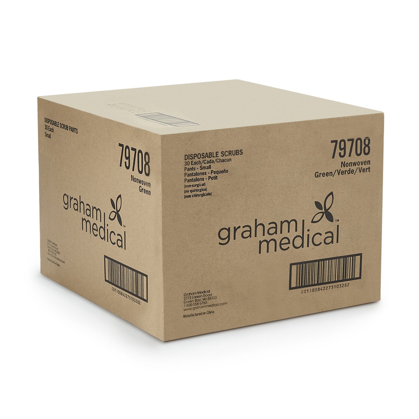 Graham Medical Products Scrub Pants Small Dark Green Unisex (1177395_CS)