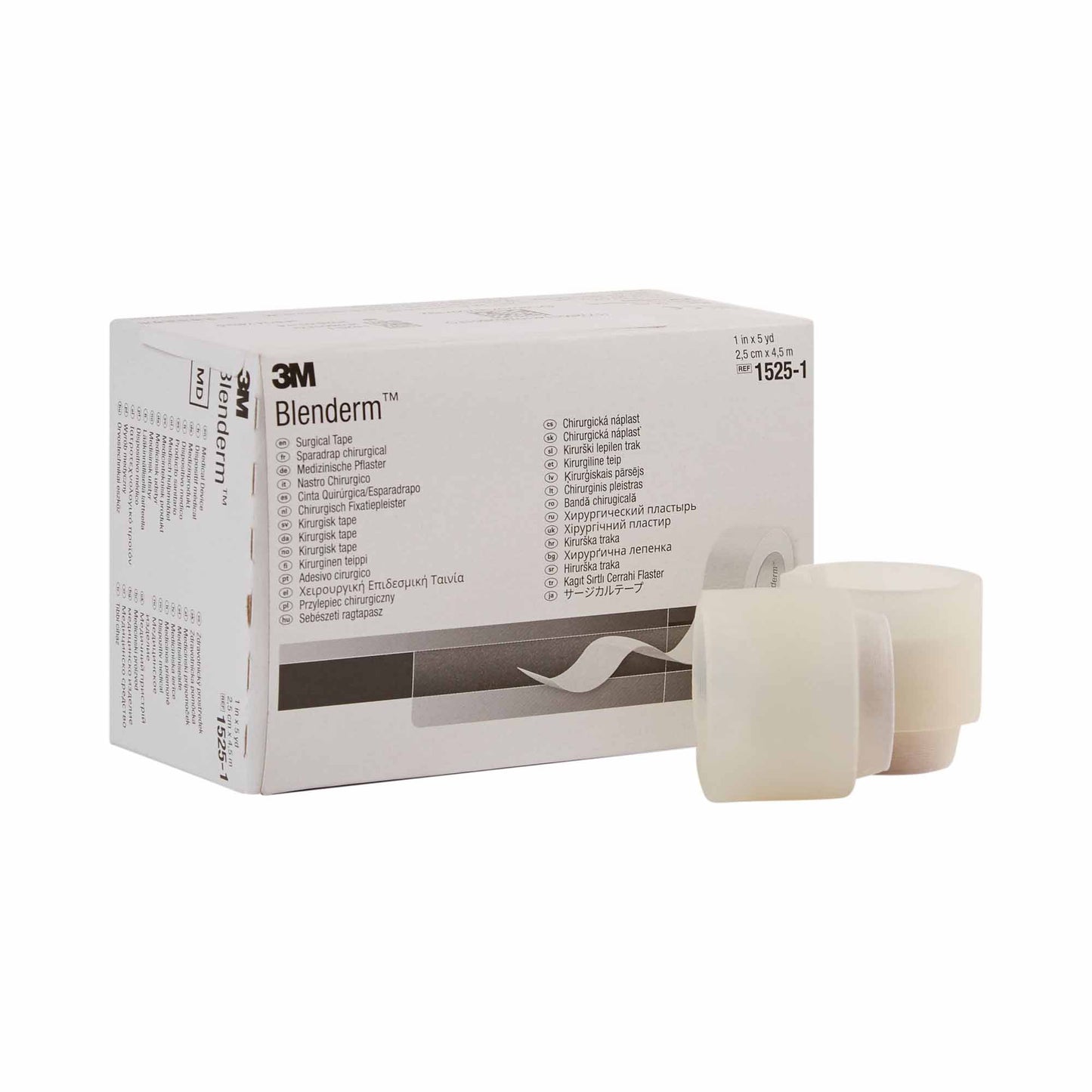 3M™ Blenderm™ Waterproof Medical Tape Transparent 1 Inch X 5 Yard Plastic NonSterile (5758_BX)