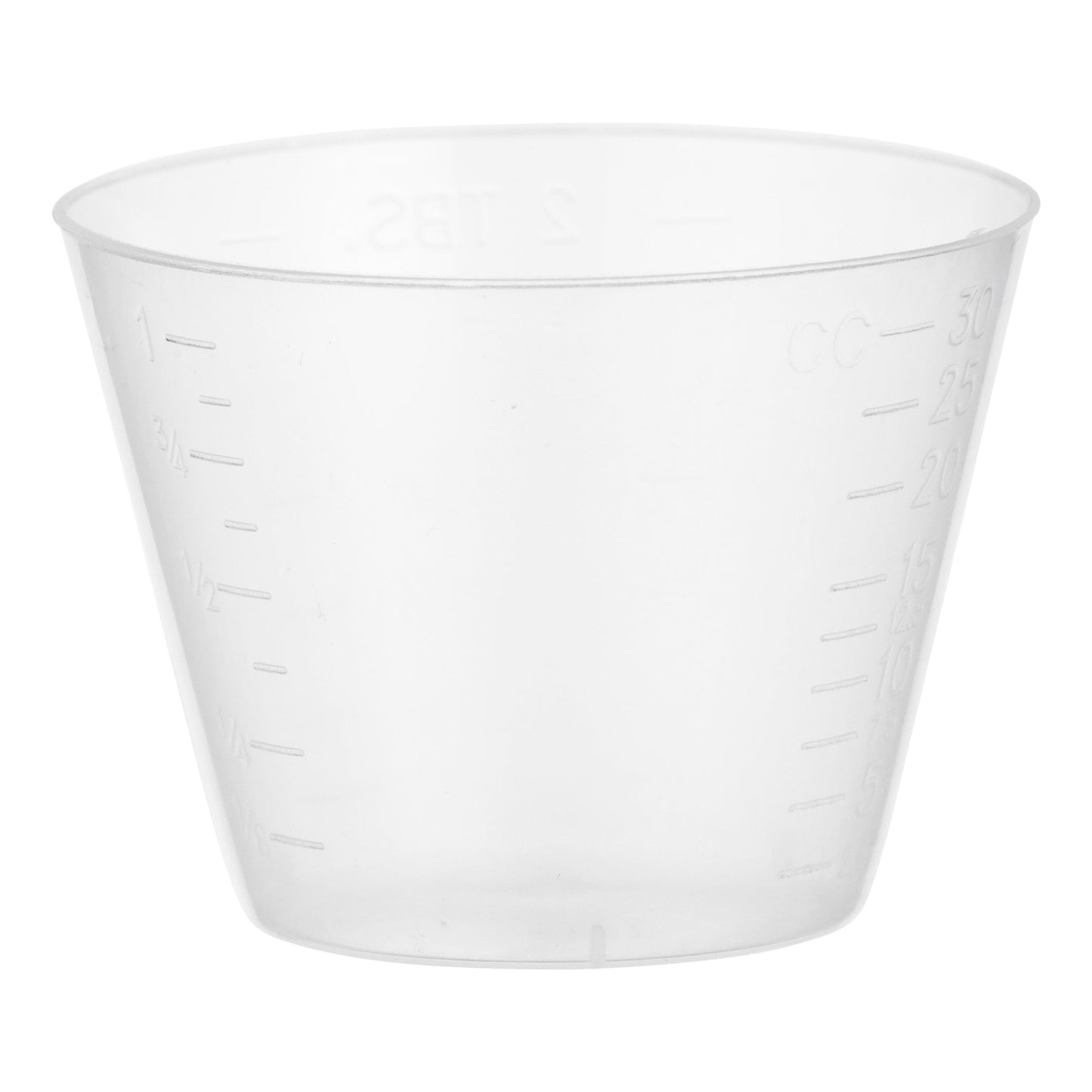 CareStock Medicine Cup 1 oz. Translucent Plastic Disposable NonSterile (1247745_SL)