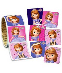 Disney® 100 per Roll Sofia The First Sticker 1-5/8 Inch (953226_RL)
