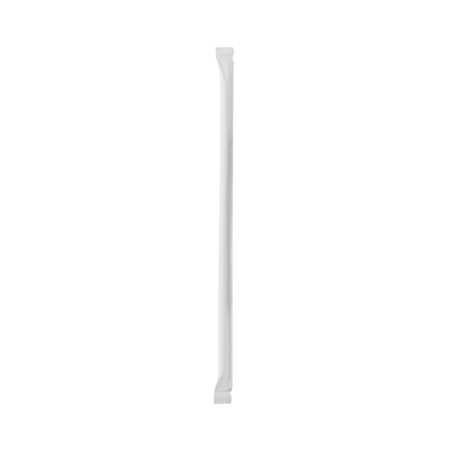 McKesson Flexible Drinking Straw 7-3/4 Inch Length White Individually Wrapped (485517_CS)