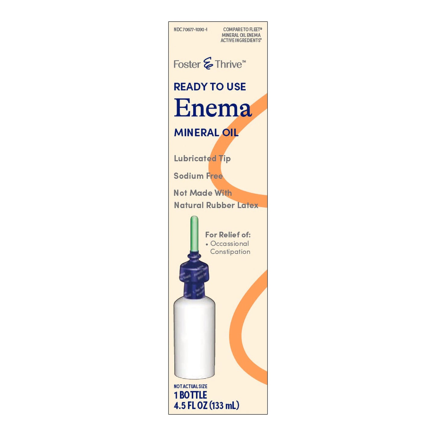 Foster & Thrive® Enema 4.5 oz. 100% Strength Mineral Oil USP (1238981_EA)