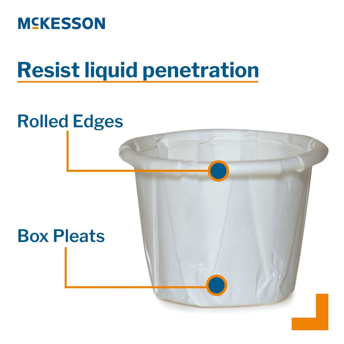 McKesson Souffle Cup 0.75 oz. White Paper Disposable (1251879_CS)