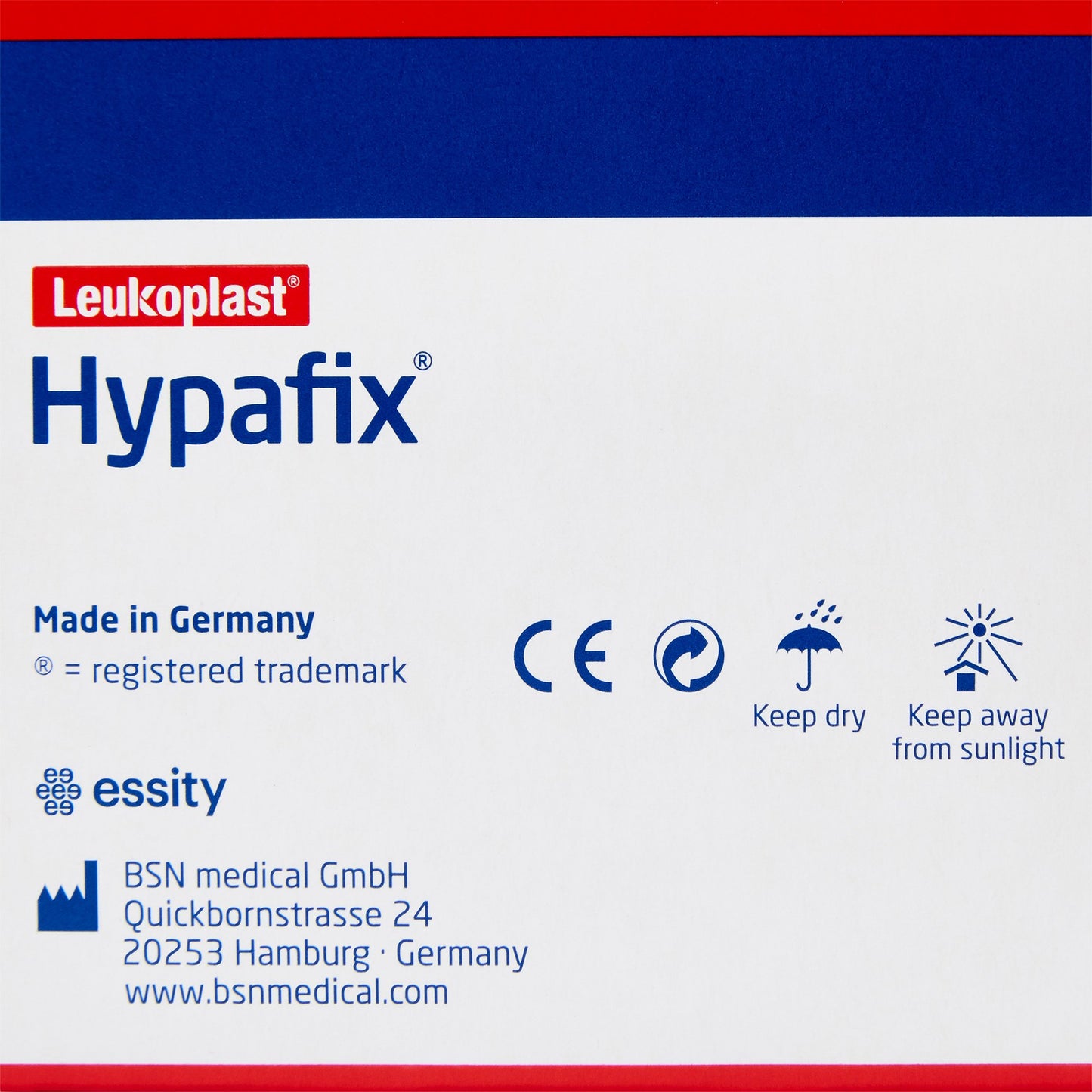 Hypafix® Dressing Retention Tape with Liner White 2 Inch X 10 Yard Nonwoven Polyester NonSterile (1065318_CS)