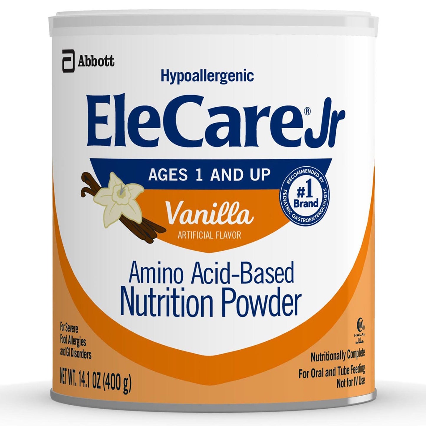 EleCare® Jr Pediatric Oral Supplement Vanilla Flavor 14.1 oz. Can Powder Amino Acid Protein Maldigestion (772261_EA)