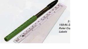 Devon™ Skin Marker with Ruler and Labels Gentian Violet / Gentian Violet Ink Sterile Full Size Dual Tip, Regular / Fine (203749_BX)