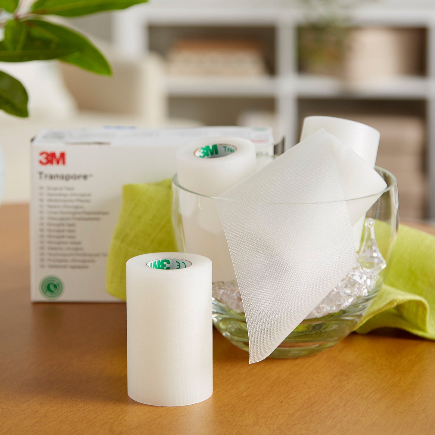 3M™ Transpore™ Medical Tape Transparent 3 Inch X 10 Yard Plastic NonSterile (5765_BX)