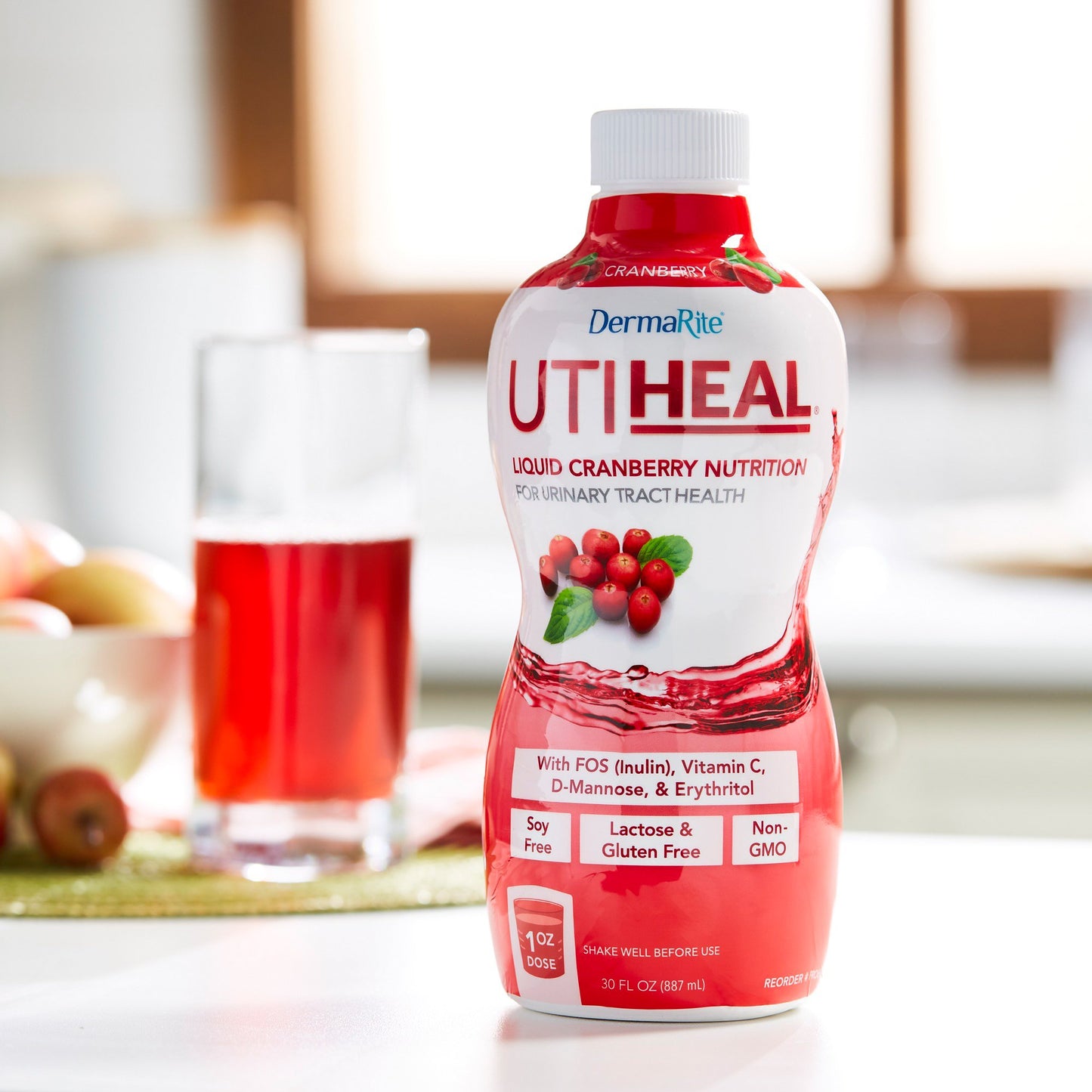 UTIHeal™ Oral Supplement Cranberry Flavor Liquid 30 oz. Bottle (956942_EA)
