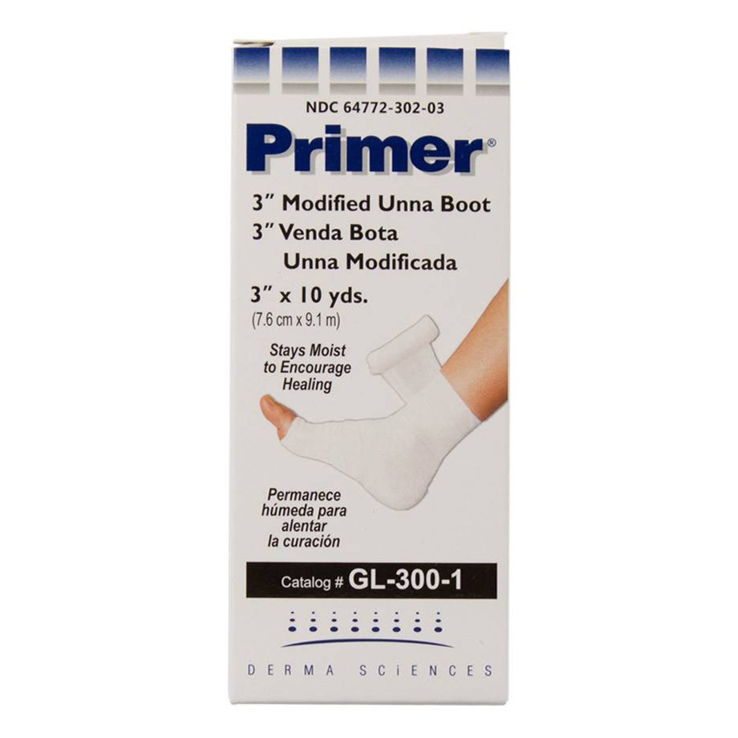 Primer® Unna Boot Zinc Oxide 3 Inch X 10 Yard (196999_DZ)