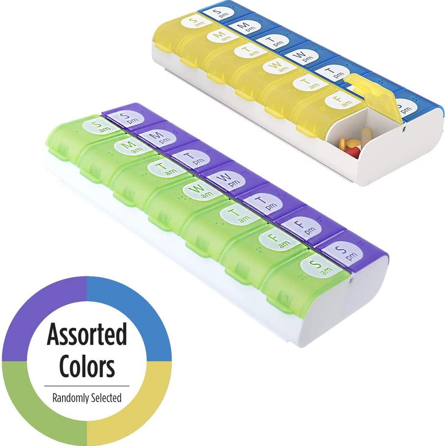 Ezy Dose® Pill Organizer X-Large 7 Day 2 Dose (1010232_EA)