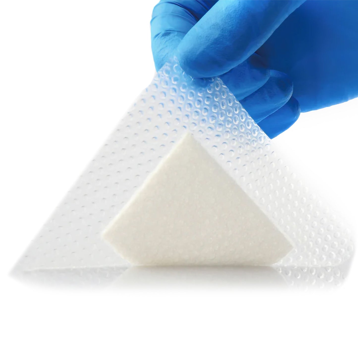 ExcelSAP™ Super Absorbent Dressing Silicone Adhesive 4 X 4 Inch Square (1192609_BX)