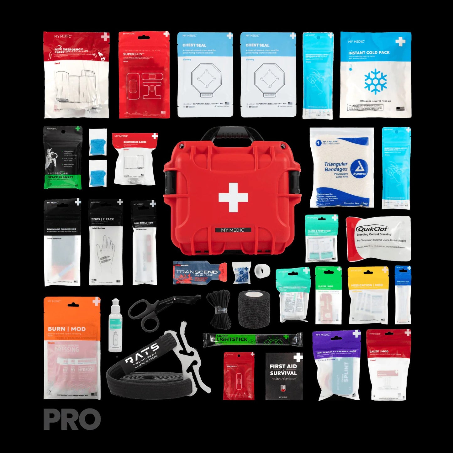 My Medic™ MYFAK PRO First Aid Kit Waterproof Hard Case (1234443_EA)