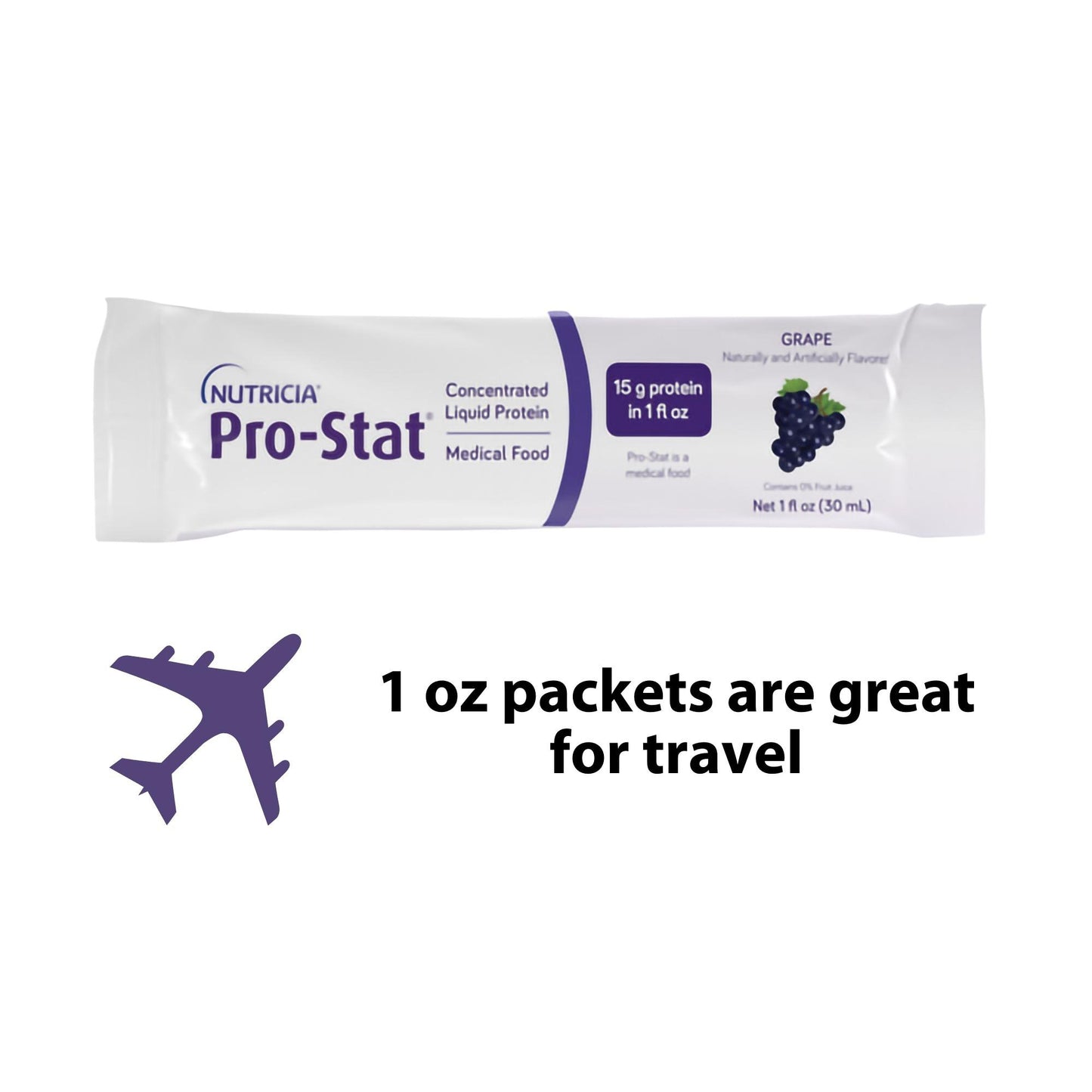 Pro-Stat® Oral Supplement Grape Flavor Liquid 1 oz. Individual Packet (919031_EA)