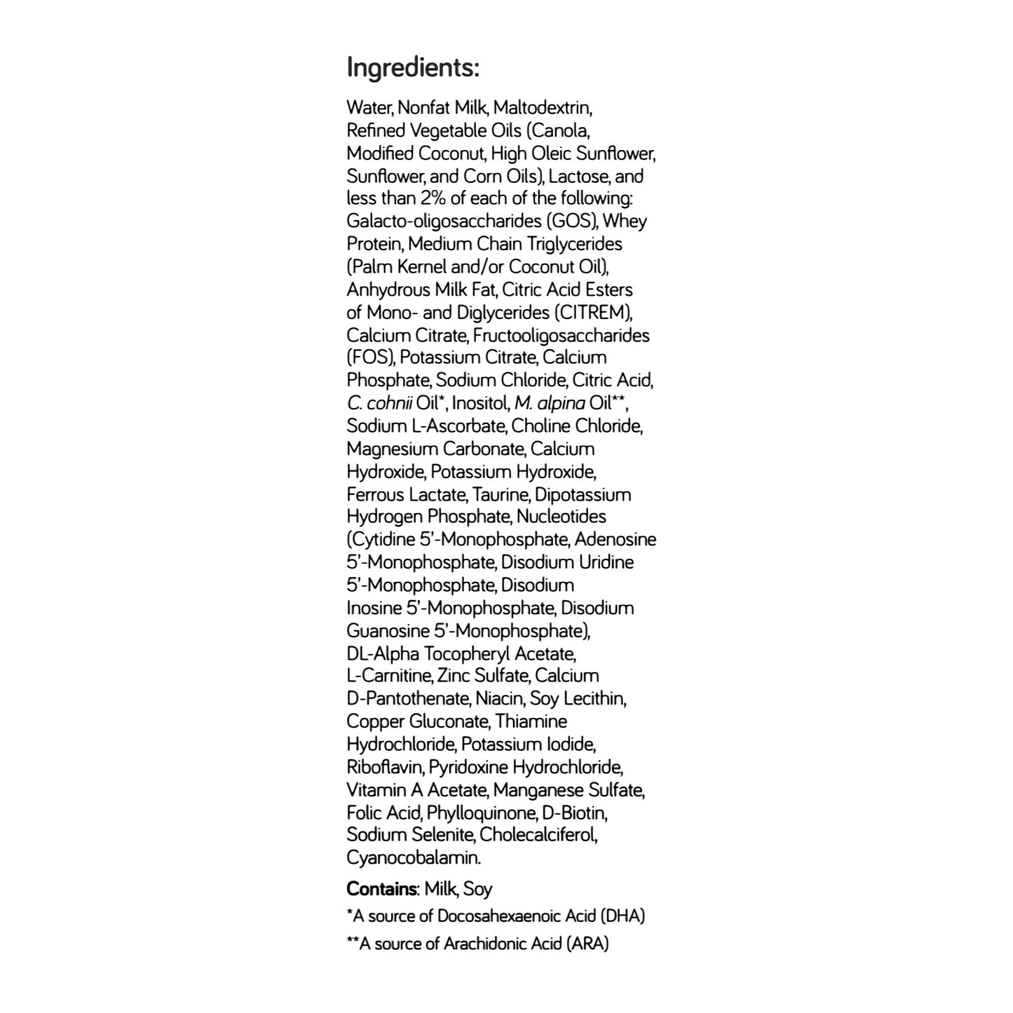 Fortini™ Infant Formula Unflavored 4 oz. Carton Liquid Calories Failure to Thrive (1189053_EA)