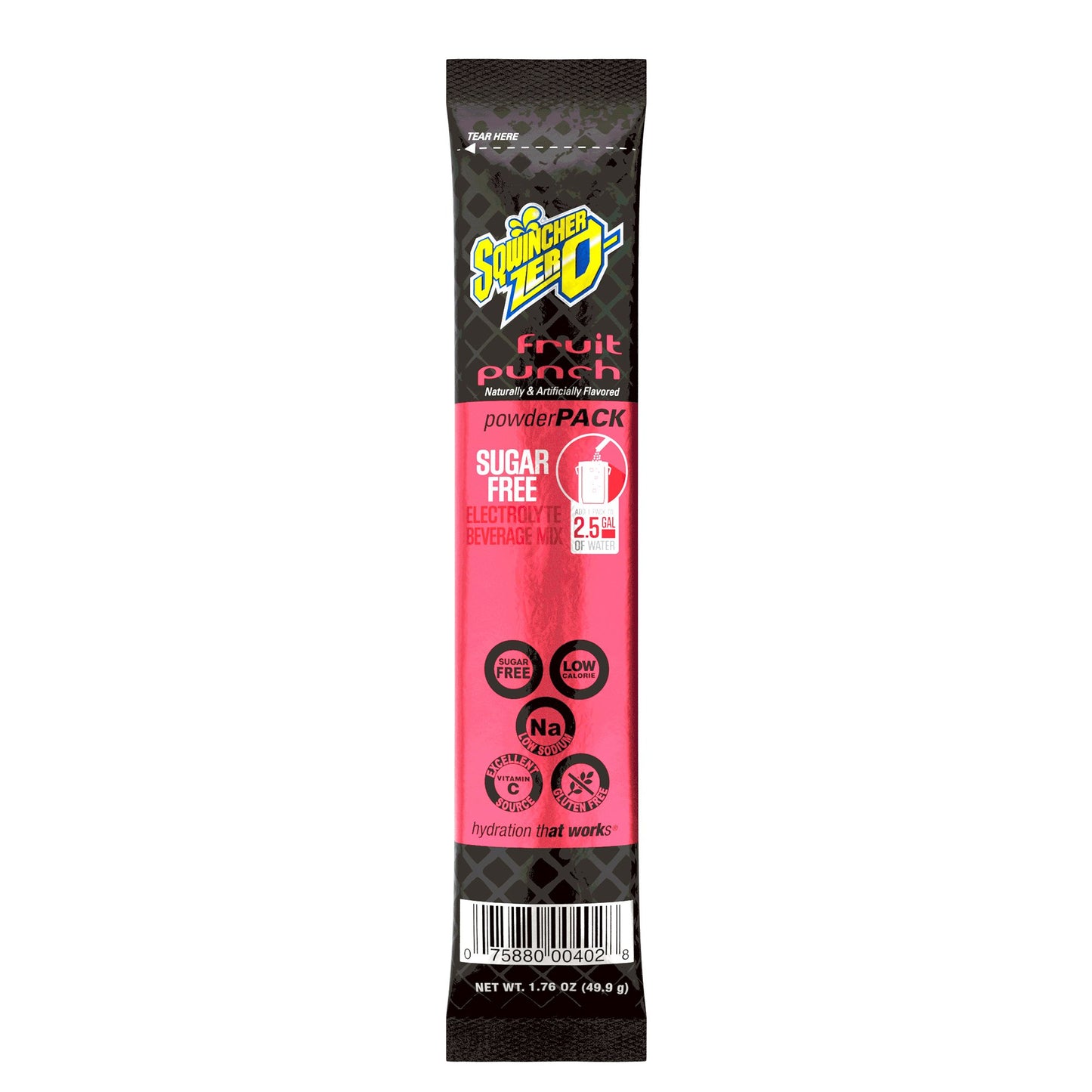 Sqwincher® Zero Oral Electrolyte Solution Fruit Punch Flavor 1.76 oz. Electrolyte (1057731_BG)